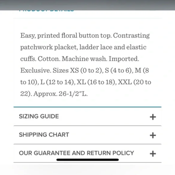 Sundance Canary Isles Top Blouse Top L Cotton Tropical Palm Hawaiian - Picture 2 of 8